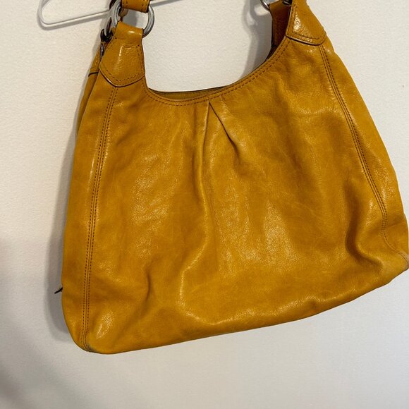 Coach Mustard Maggie Leather Purse - Picture 10 of 16